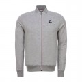 Sweat zippé Essentiels Le Coq Sportif Homme Gris à Vendre